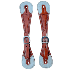 ŚWIAT WESTERNU- Paski do ostróg White Brown