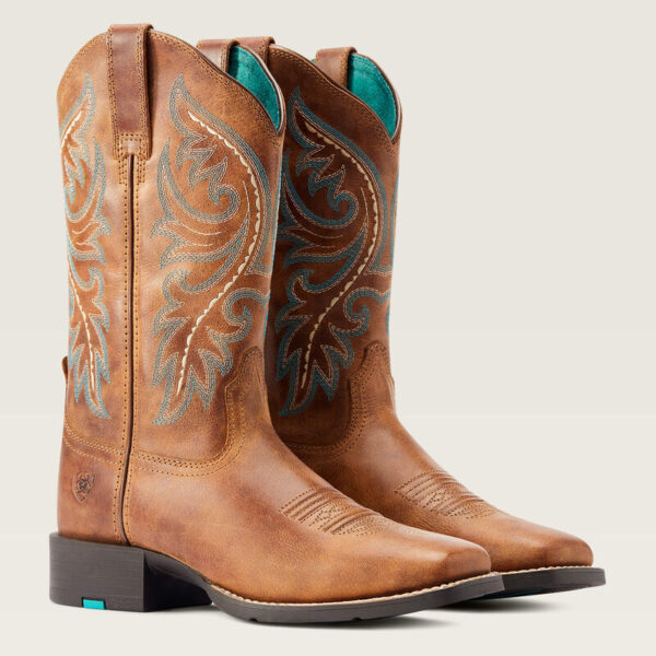ŚWIAT WESTERNU-Kowbojki damskie Ariat Round Up Back Zip