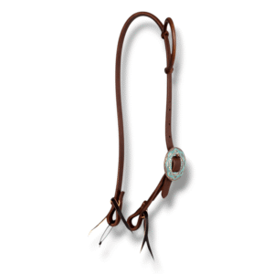 ŚWIAT WESTERNU- Ogłowie Western Heavy Oil Turquoise